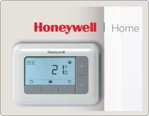 Honeywell Thermostat d'ambiance filaire programmable hebdomadaire T4